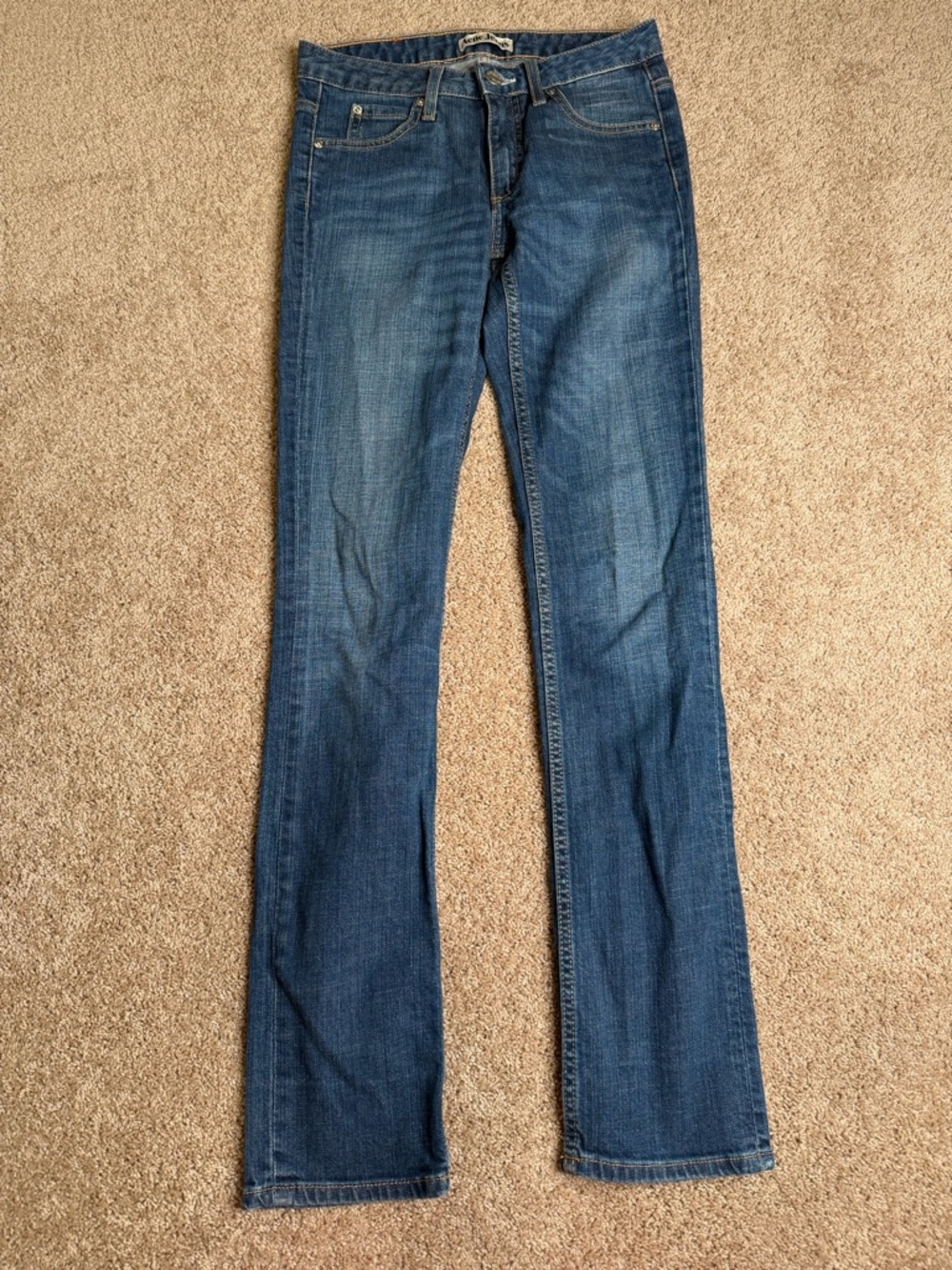 Acne Jeans Hex Radisson Blue Slim Straight Denim Mid Rise Classic Wash Size 26